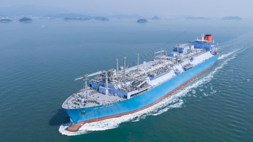 Грузовое судно танкер для перевозки сжиженного метана - LNGC - Hanwha Ocean