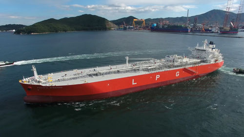 Грузовое судно бутановоз - VLGC / VLAC - Hanwha Ocean