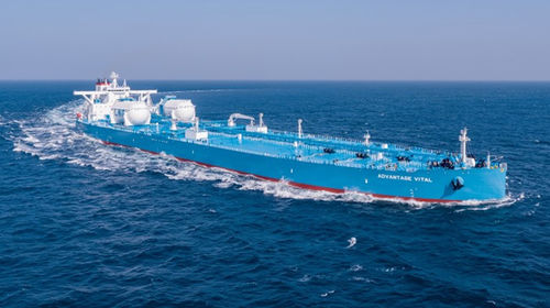 Грузовое судно танкер - VLCC - Hanwha Ocean - крупнотоннажный танкер VLCC