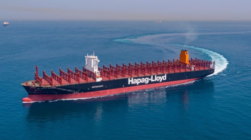 Грузовое судно контейнеровоз - Hanwha Ocean