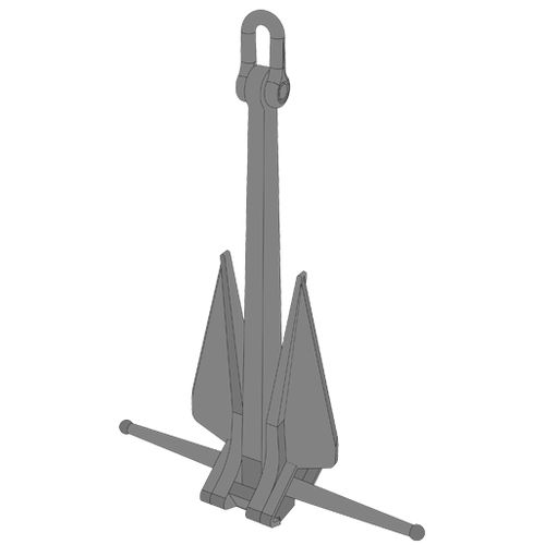 Якорь тип HHP - Damen Anchor & Chain Factory (AKF) - тип Дэнфорт / для судна