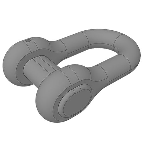 Прямая такелажная скоба для судна - Damen Anchor & Chain Factory (AKF) - для сборки якорной цепи