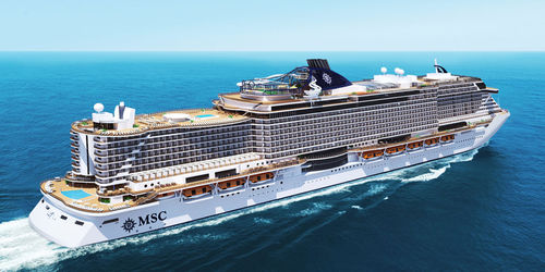 Круизное судно - MSC SEASIDE - Fincantieri - Cantieri Navali Italiani