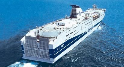 Высокоскоростной автомобильный паром - ATHARA - Fincantieri - Cantieri Navali Italiani