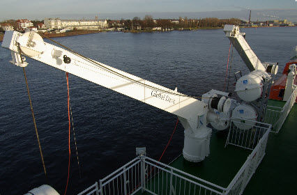 Шлюпбалка для судна - LMS.S - GLOBAL DAVIT - для спасательного плота / с ручным управлением