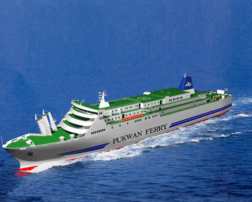 Автомобильный паром - HYUNDAI MIPO DOCKYARD