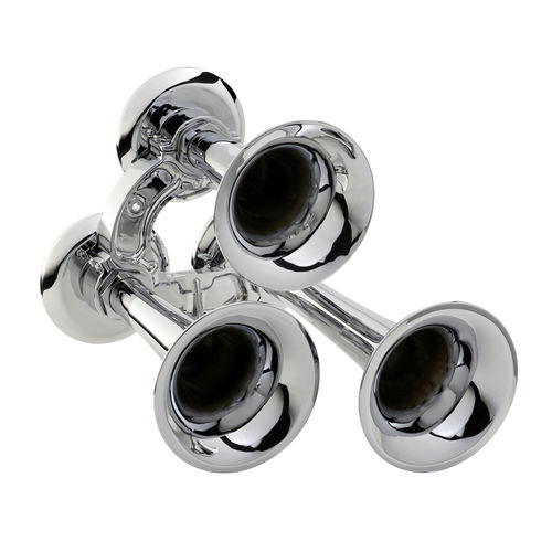 Пневматический звуковой сигнализатор - T-4A Chrome - KAHLENBERG INDUSTRIES - для судов >75 м и <200 м