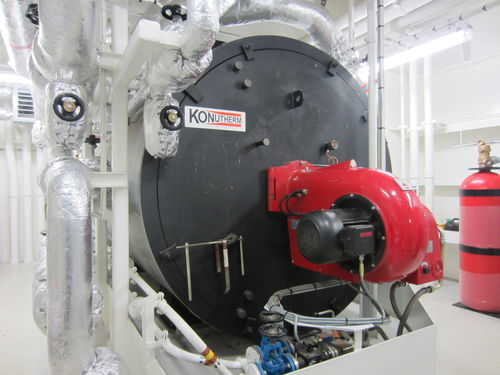 Нагреватель для масла - KOH - Konutherm BV - горизонтальный / тяжелое топливо / для выхлопного газа
