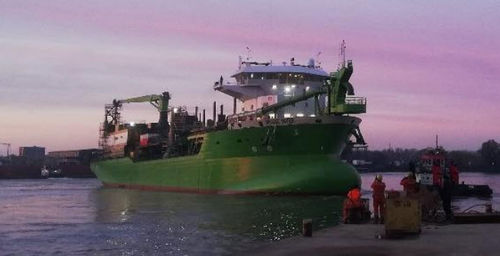Специальное судно бункер земснаряд - MEUSE RIVER - Royal IHC