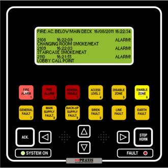 Сигнализация для судна - Praxis Automation Technology - пожарная