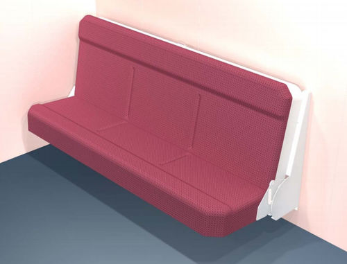 Диван-кровать для судна - SBA Interior - 3 места / настенный