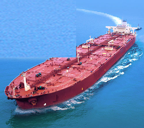 Грузовое судно танкер - K Shipbuilding - крупнотоннажный танкер VLCC