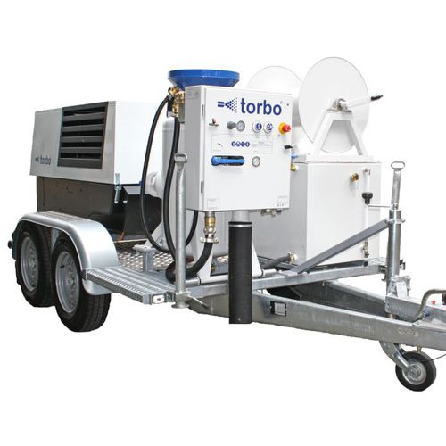 Пескоструйный аппарат для судостроительной верфи - torboCar AC50 - torbo - мобильный