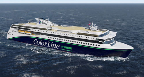 Автомобильный паром Ro-Pax - COLOR HYBRID - ULSTEIN - гибридный