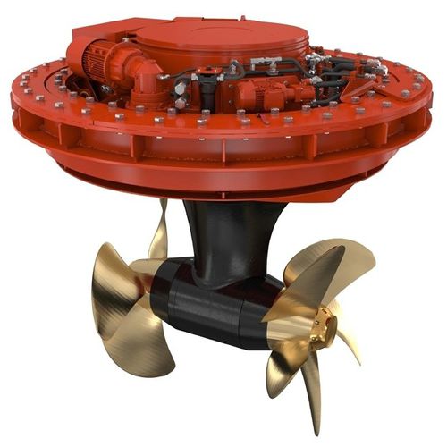 Азимутное подруливающее устройство - Integrated L-drive - VETH PROPULSION - для судна / электрическое / винт противоположного вращения