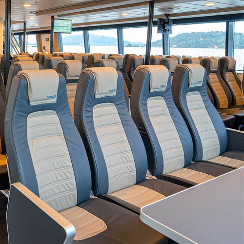 Сиденье для пассажирского судна - CRUISE COMFORT - West Mekan - с подлокотниками / с высокой спинкой / 2 места