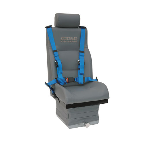Сиденье для оператора - SSH - SCOT SEAT KPM MARINE - для катера / с высокой спинкой / регулируемое