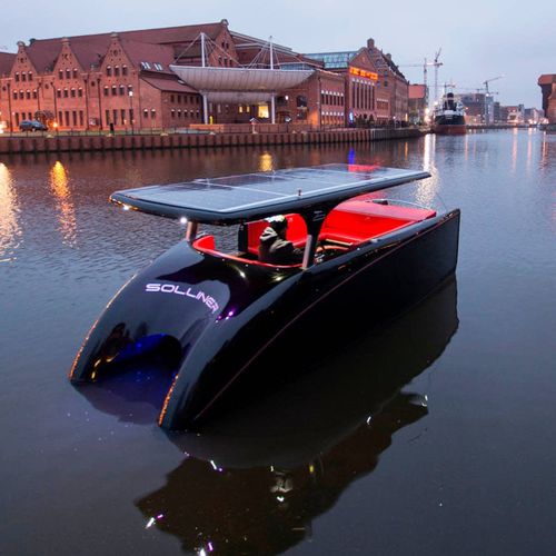 Ботик катамаран - Catamaran Electrico - Flash Catamarans - с внутренним мотором / солнечно-электрический / макс. 10 человек