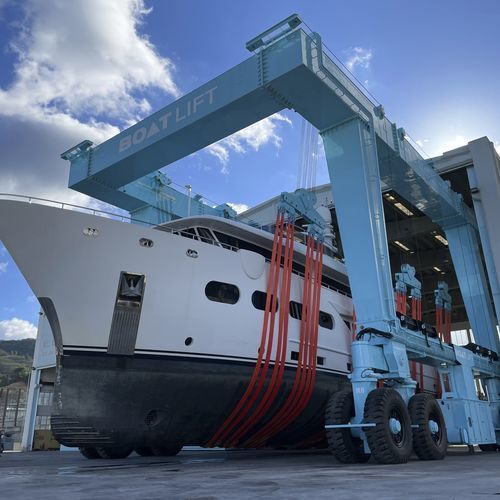 Судоподъемник с дистанционным управлением - BL720 TL-90°DSC - BOAT LIFT - полноприводный / для подъема