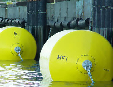 Кранец для порта - OCEAN GUARD - Marine Fenders International - для пирса / наполненный пеной / Дропстич