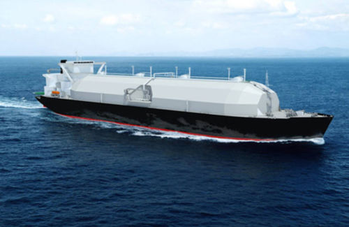Грузовое судно танкер для перевозки сжиженного метана - SAYAENDO - MITSUBISHI HEAVY INDUSTRIES - Ship & Ocean