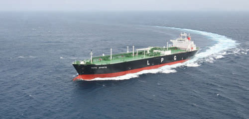 Грузовое судно бутановоз - YUYO SPIRITS - MITSUBISHI HEAVY INDUSTRIES - Ship & Ocean
