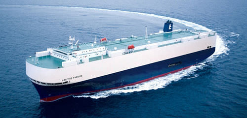 Грузовое судно для перевозки транспортных стредств - POSITIVE PASSION - MITSUBISHI HEAVY INDUSTRIES - Ship & Ocean