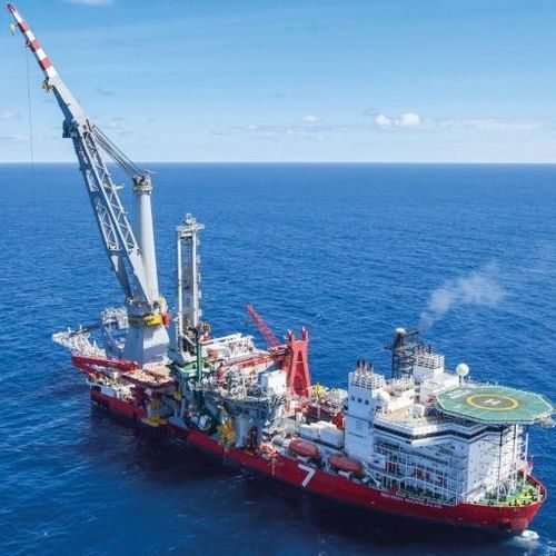 Подъемный кран для судна с подъемным краном - OMC  - Huisman - для высокой нагрузки / с подъемной стрелой / подвесной мостовой