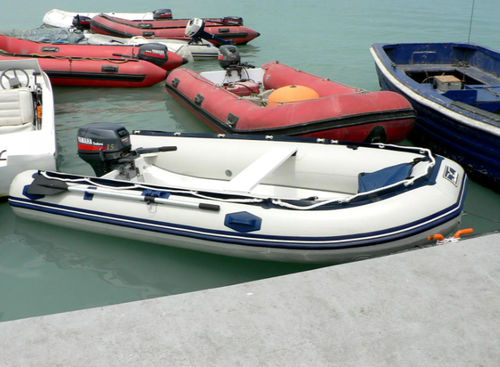 Надувная лодка c подвесным мотором - HSR/HFP series - Weihai Hifei Marine Co., Ltd - открытая / солнечная ванна