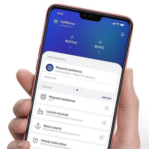 Приложение для контроля доступа - myMarina - Marina Master Ltd - для катера / для яхтенной стоянки