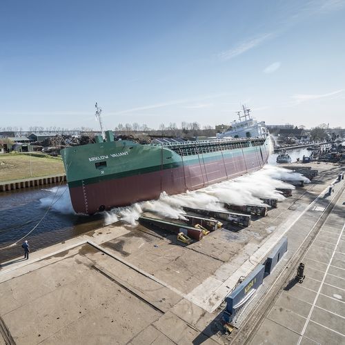 Грузовое судно минибалкер - Arklow Valiant - Royal Bodewes