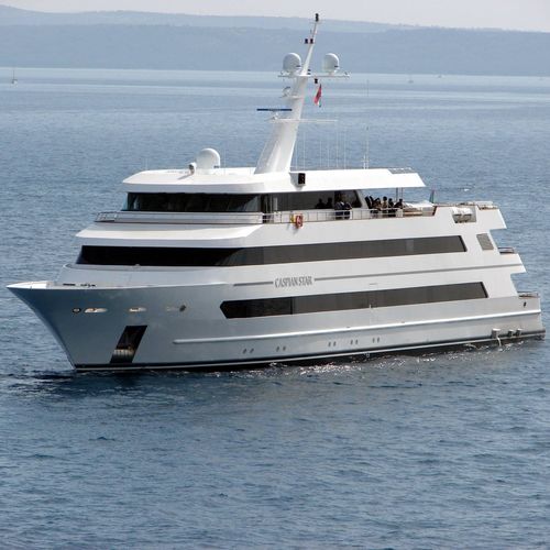 Круизная мега-яхта - Caspian Star - Brodosplit Shipyard - с рулевой рубкой / 6 кают / из стали