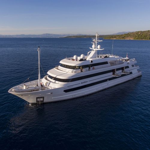 Круизная мега-яхта - Katina - Brodosplit Shipyard - с рулевой рубкой / 12 кают / из стали