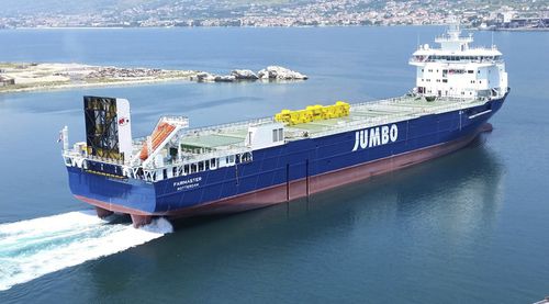 Грузовое судно перевозчик тяжелых грузов - Jumbo Kinetic - Brodosplit Shipyard