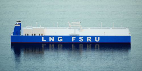 Грузовое судно танкер для перевозки сжиженного метана - FSRU - Brodosplit Shipyard - катамаран / из бетона
