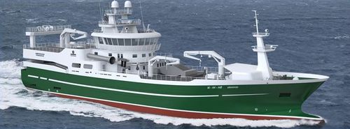 Профессиональное рыболовное судно траулер - Smaragd - Havyard Group