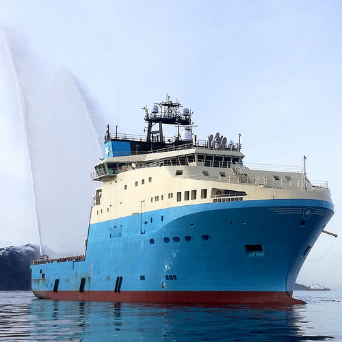 Служебное судно для плавания в открытом море для снабжения - MAERSK  - Kleven Maritime AS - полярное