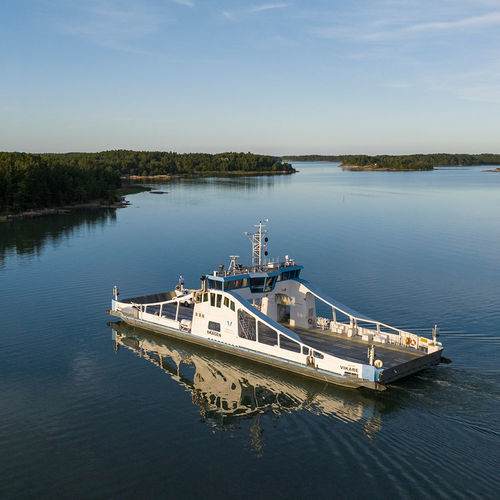 Автомобильный паром катамаран - Vikare & Nestori - UKI Workboat - из стали