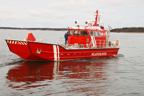 Профессиональный катер судно для сбора нефтяных разливов - SM 5 - UKI Workboat - с внутренним мотором / из алюминия