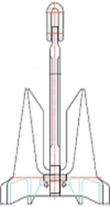 Якорь тип HHP - MAK-AC - MEP Systems - тип AC-14 / для судна