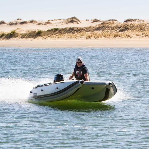 Надувная лодка c подвесным мотором - T380LX - Air Yacht Ltd - Takacat - открытая / для дайвинга / для охоты