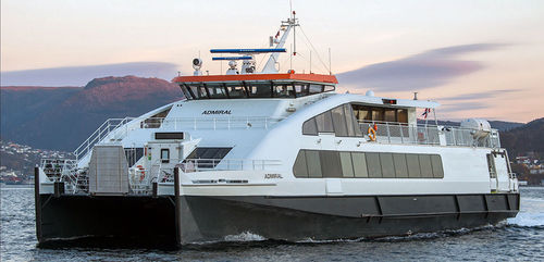 Профессиональный катер пассажирское судно - Fast Ferry 100 / Fast Ferry 200	 - Mavi Deniz - катамаран / водомет для установки на борту / из алюминия