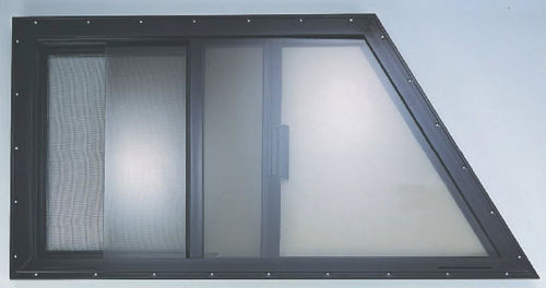 Трапециевидное окно - ALUMINUM BOAT WINDOWS - MAN SHIP machinery & Hardware co. - для катера / раздвижное