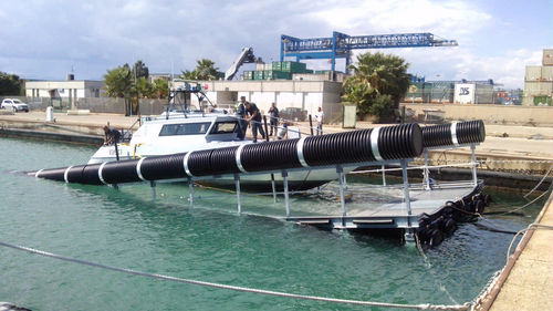 Лифт для катеров - BSL - Italia Marine - плавучий / из гальванизированной стали