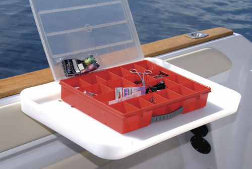 Фиксированный стол кокпита - BAIT TABLE & BAIT BOARD WHITE - Tallon Marine - из полиэтилена