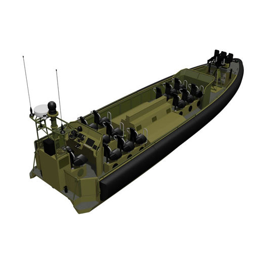 Профессиональный катер водомет для установки на борту - ORC - ACV - HolyHead Marine Services - из алюминия / надувная лодка с полужестким корпусом