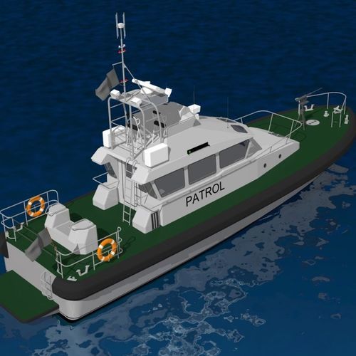 Профессиональный катер катер береговой охраны - 18m - HolyHead Marine Services - лоцманский катер / с внутренним мотором / стеклопластик