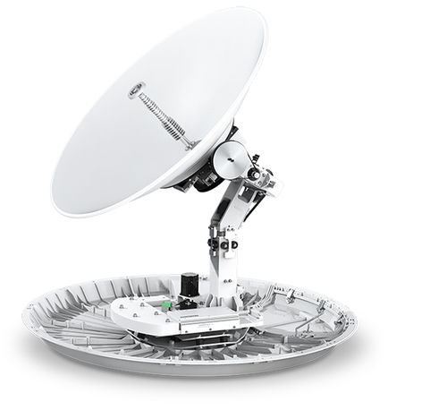 Антенна VSAT - v100NX - Intellian Technologies - Ku-диапазон / Ка-диапазон / для катера