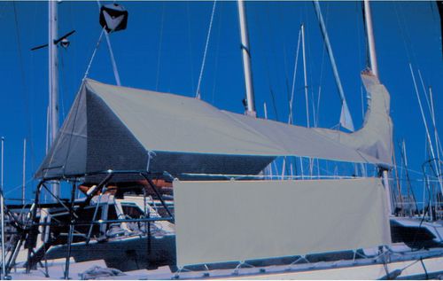 Тент от солнца для парусника - G95040 - AD NAUTIC - для кокпита / конструкция из нержавеющей стали / из полиэстера
