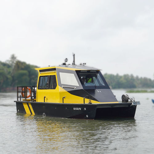Профессиональный катер водное такси - NIVRA - Navgathi Marine Design & Constructions - катамаран / c подвесным мотором / дизельный